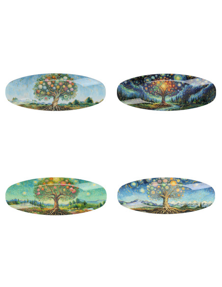 Plato arbol vida 4 dif.