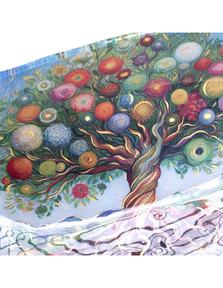 Plato arbol vida 4 dif.