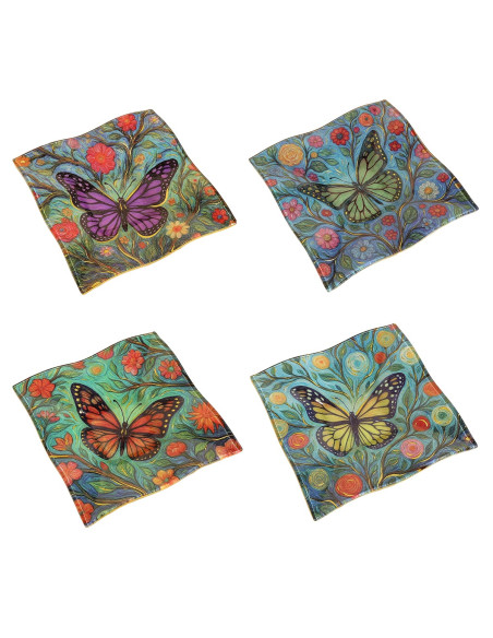 Plato mariposa 4 dif.