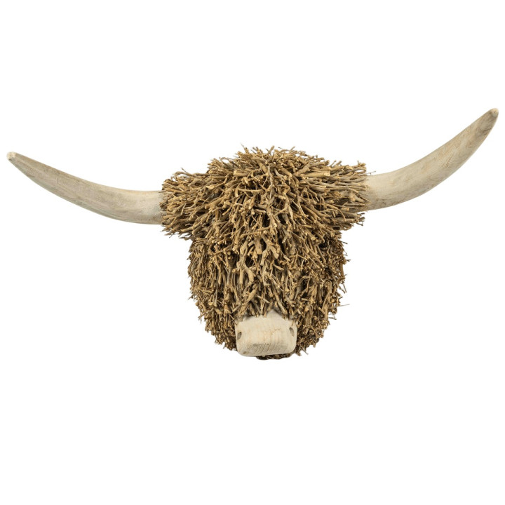 Adorno pared cabeza toro