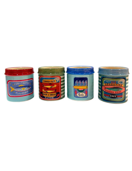 Caja sardinas gra. 4 dif.