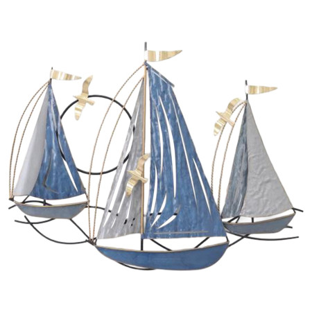 Adorno pared barcos