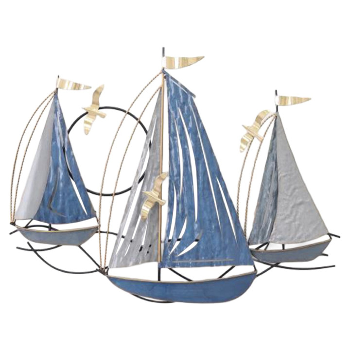 Adorno pared barcos