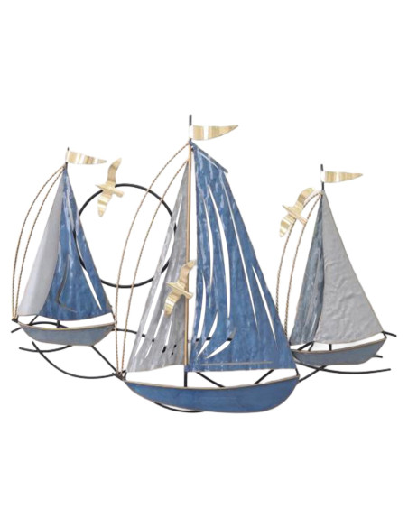 Adorno pared barcos