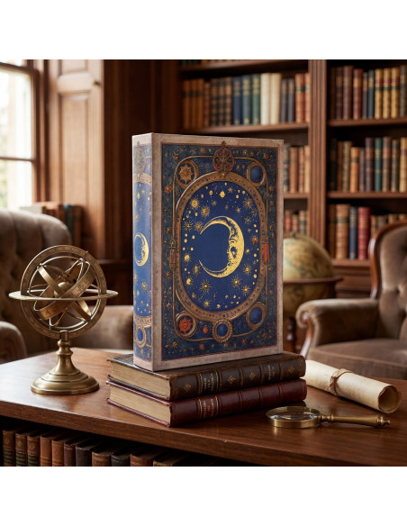 Caja libro luna