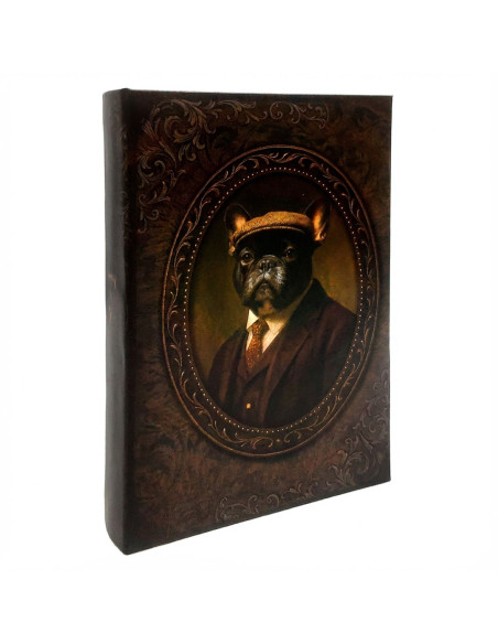 Caja libro perro