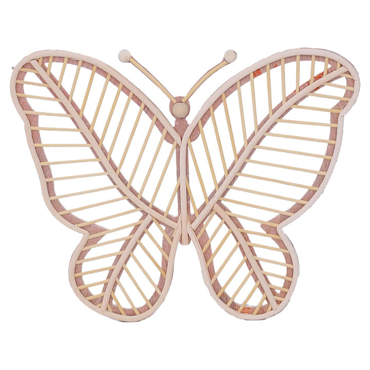 Adorno pared mariposa gra.