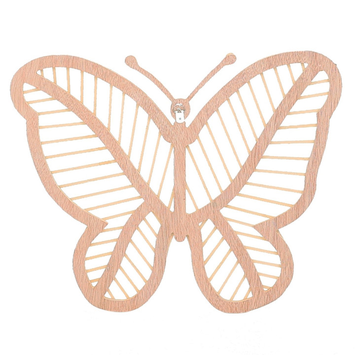 Adorno pared mariposa gra.