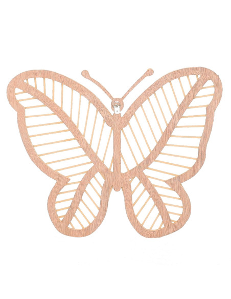 Adorno pared mariposa gra.