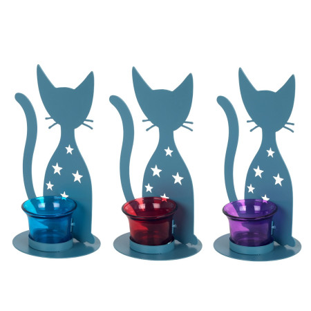 Portavelas gato 2