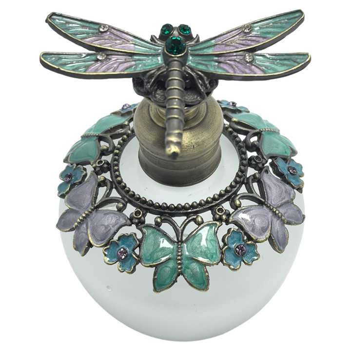 Botella de perfume libelula