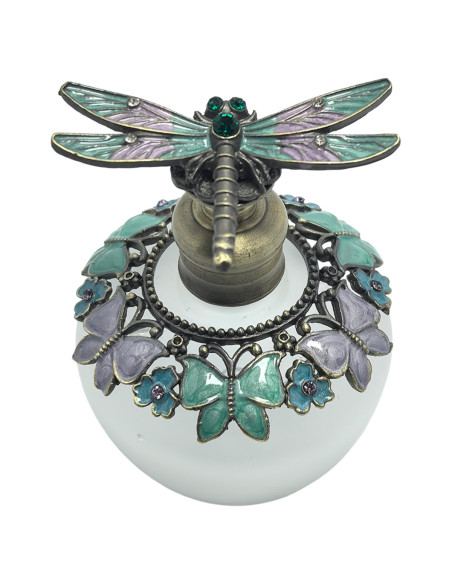 Botella de perfume libelula