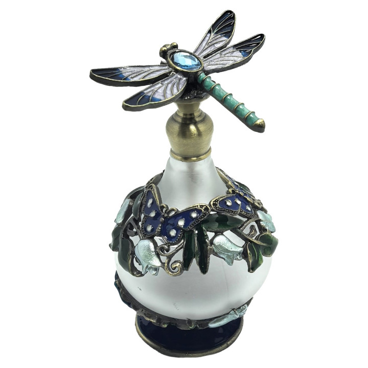 Botella de perfume libelula