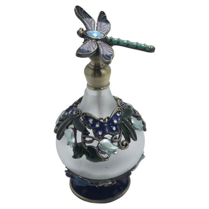Botella de perfume libelula