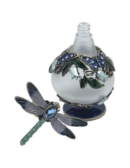 Botella de perfume libelula