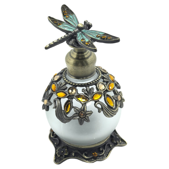 Botella de perfume libelula