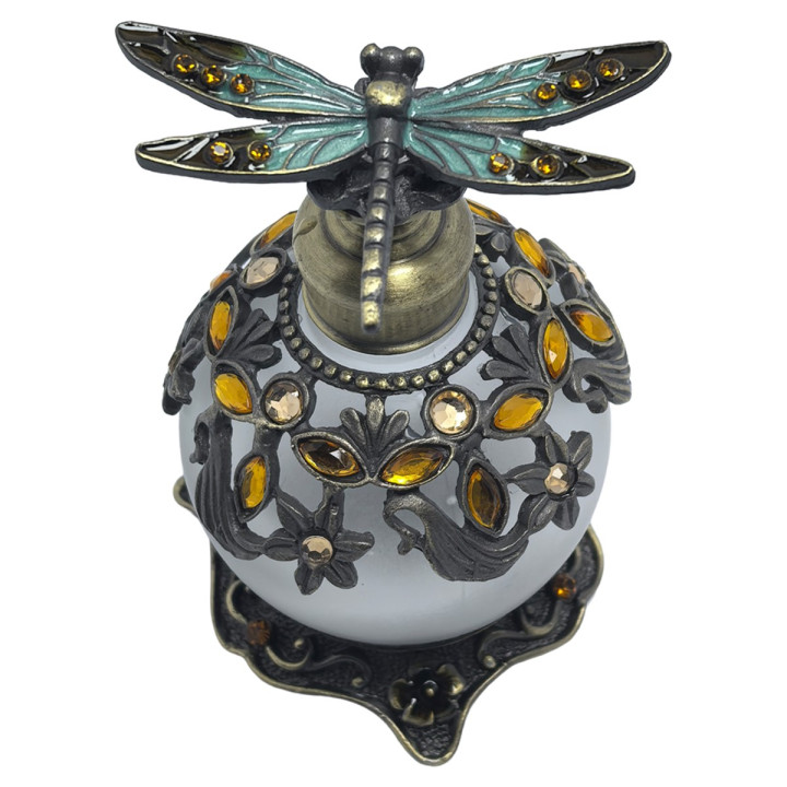Botella de perfume libelula