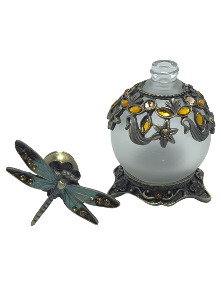 Botella de perfume libelula