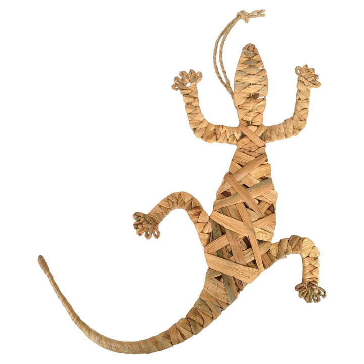 Adorno pared lagarto