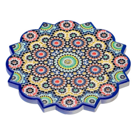Posavasos hidraulico relieve dorado 2