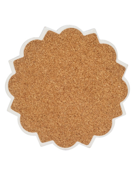 Posavasos hidraulico relieve dorado