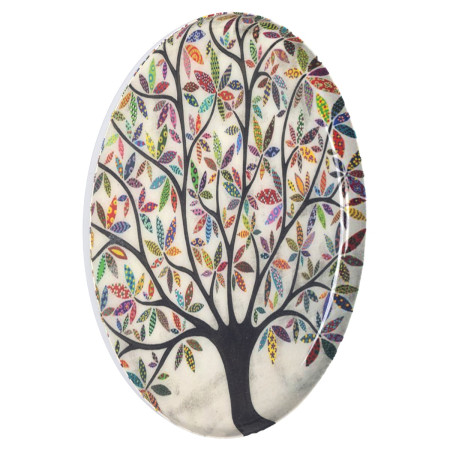 Adorno pared plato arbol 2