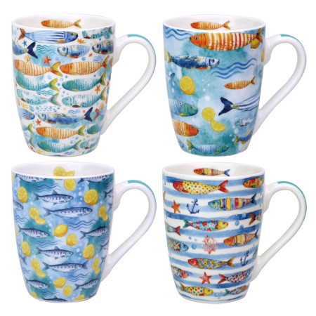 Mug peces c/caja regalo