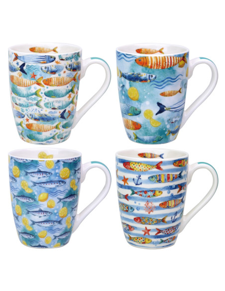 Mug peces c/caja regalo