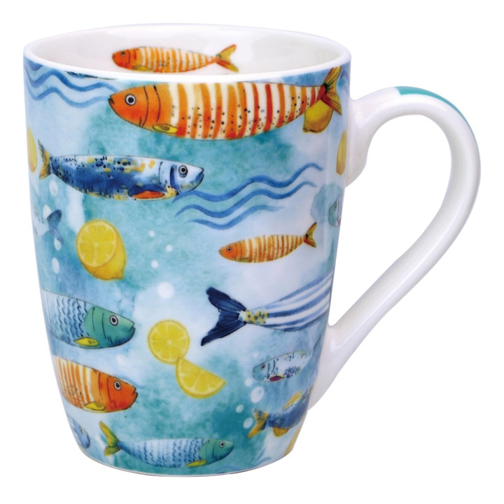 Mug peces c/caja regalo