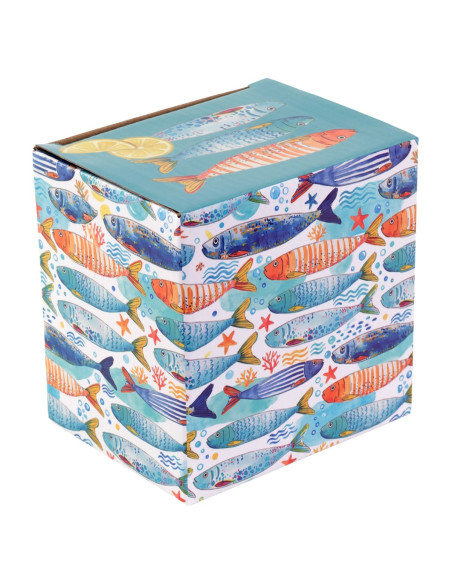 Mug peces c/caja regalo