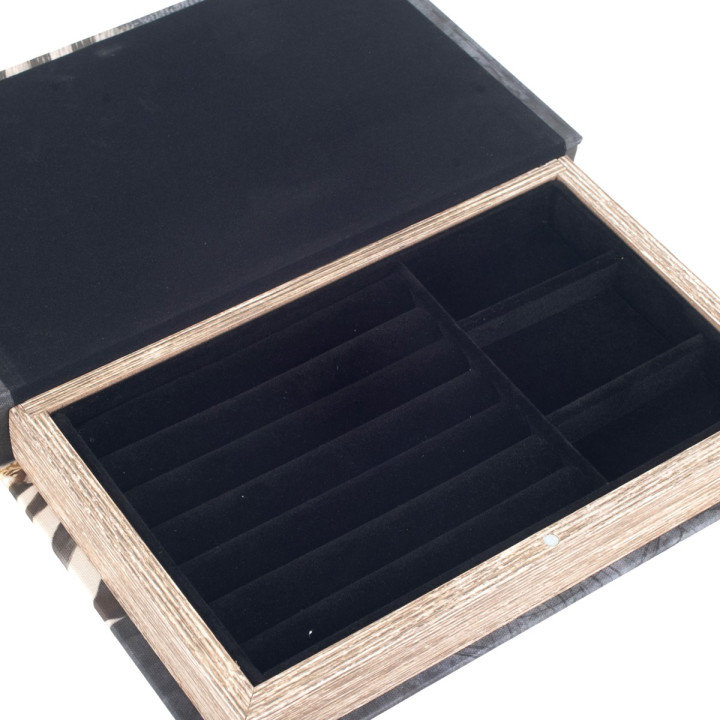 Caja joyero cebra