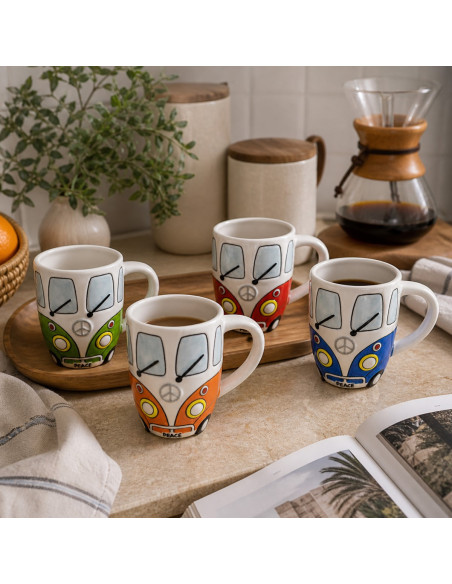 Mug bus 4 dif.