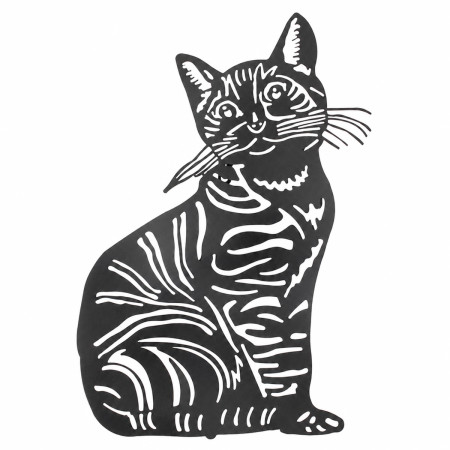 Adorno pared gato