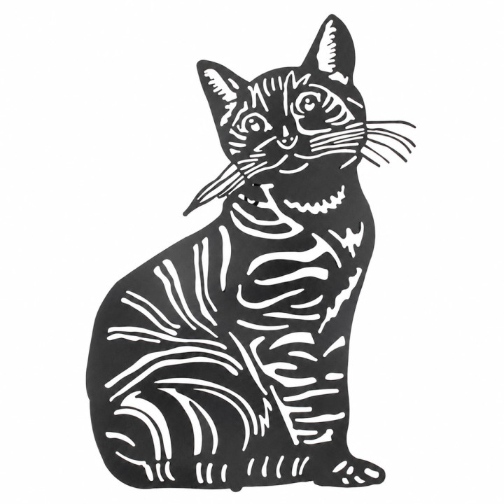 Adorno pared gato