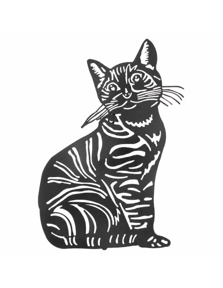 Adorno pared gato