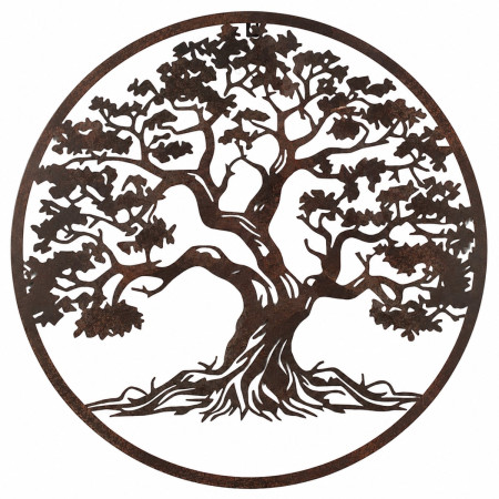 Adorno pared arbol