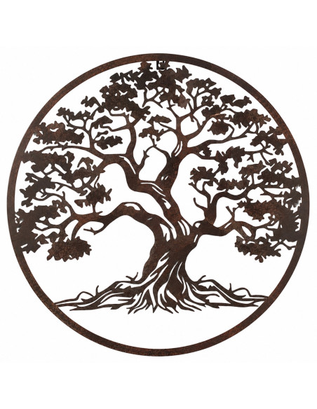 Adorno pared arbol
