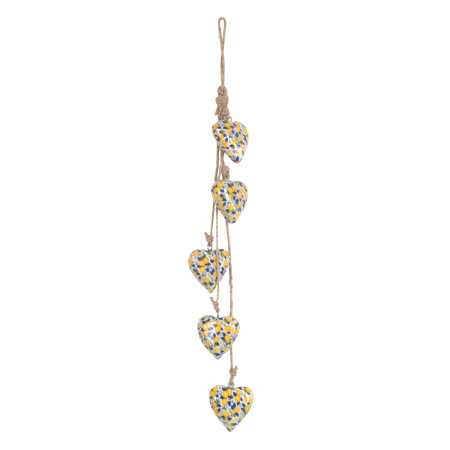 Colgante corazones limones