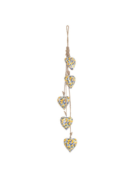 Colgante corazones limones