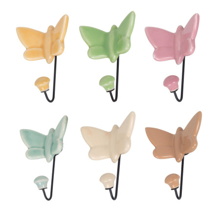 Percha mariposa 1 pomo 6 dif. 2
