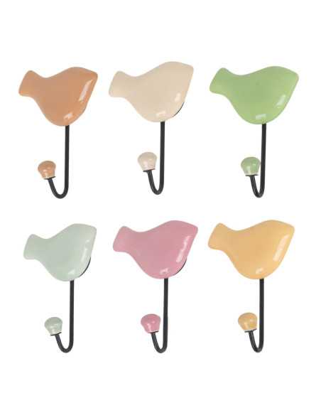 Percha pajaro 1 pomo 6 dif.
