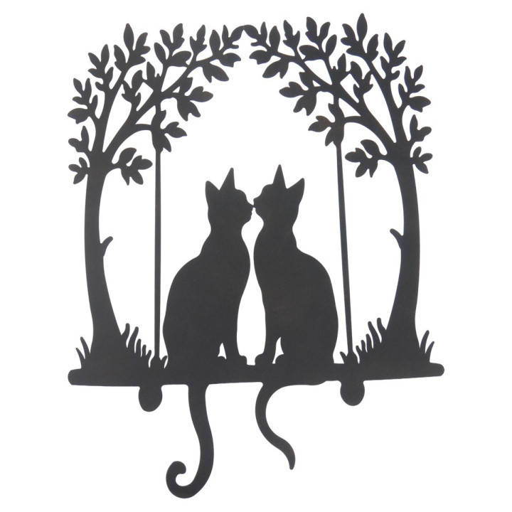 Adorno pared gatos