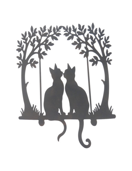 Adorno pared gatos