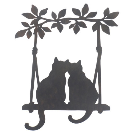 Adorno pared gatos