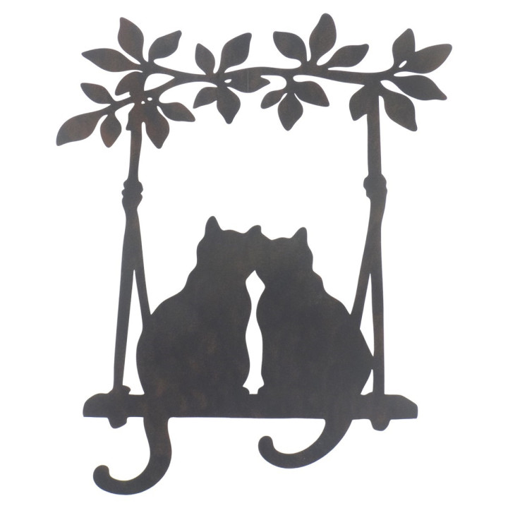 Adorno pared gatos