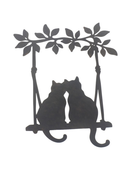 Adorno pared gatos