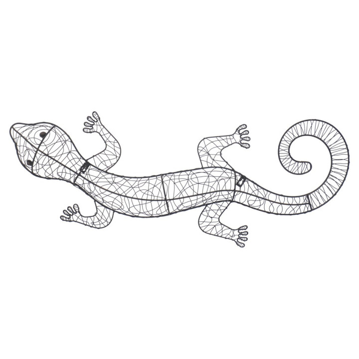 Adorno pared lagarto gra.