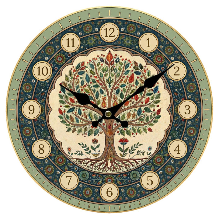 Reloj arbol vida 34cm