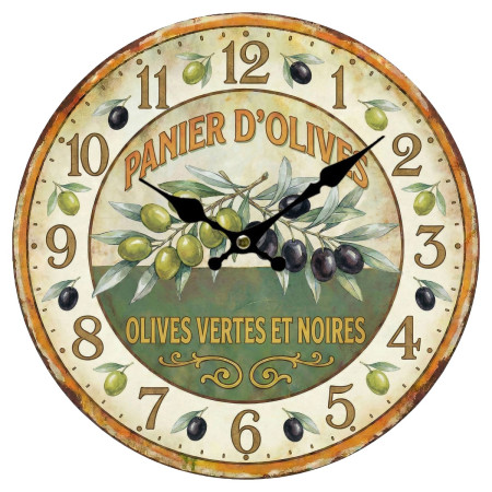Reloj aceitunas 34cm