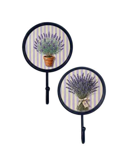 Percha lavanda 1 pomo 2 dif.